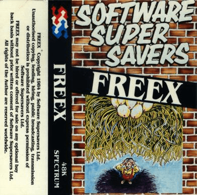 Freex box art for ZX Spectrum